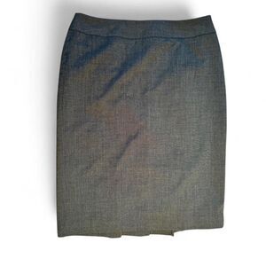 Minimalist Chic Grey Pencil Skirt | Timeless Sophisticated Office Siren